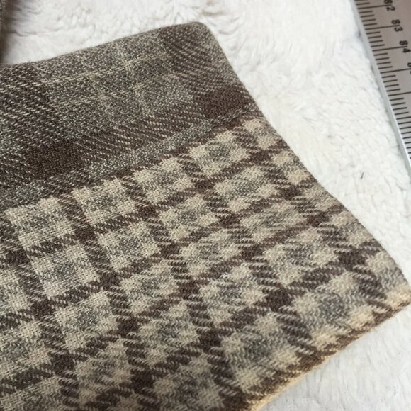 Vintage Loris Azzaro Paris Women V-Neck Button Front Plaid Blazer Jacket Size 11 - Picture 11 of 11